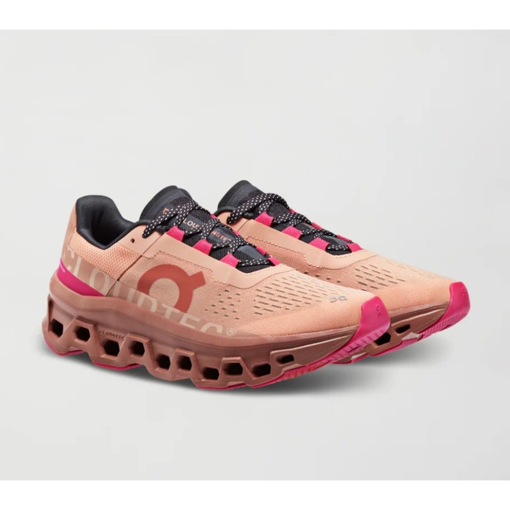 On Running Women’s Peach and Pink Cloudnova Sneakers